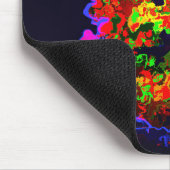 ネオンの木の爆発 マウスパッド (コーナー)