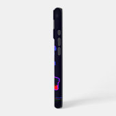 ネオンの木の爆発 iPhone 16ケース (左側面)