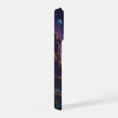 ネオンの未来的な空を持つエイリアン世界 iPhoneケース (右側面)