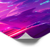 ネオンの未来都市 ポスター (角)