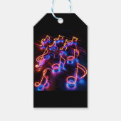 ネオンの楽譜 ギフトタグ (正面)