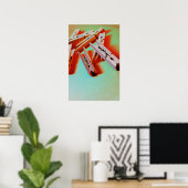 ネオンの洗濯 ポスター (ホームオフィス)