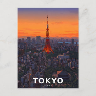 ネオンの王冠東京:心に輝く東京タワー 2026 シーズンポストカード