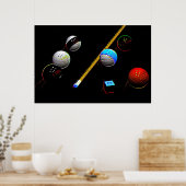 ネオンの看板 ポスター (キッチン)