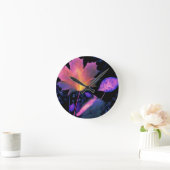 ネオンの紅葉 ラウンド壁時計 (ホーム)