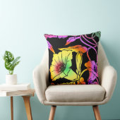 ネオンの花 クッション (椅子)