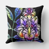 ネオンの花 クッション (裏面)