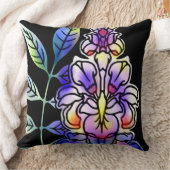 ネオンの花 クッション (ブランケット)