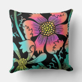 ネオンの花 クッション (裏面)