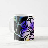ネオンの花 コーヒーマグカップ (正面左)