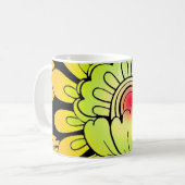 ネオンの花 コーヒーマグカップ (正面左)