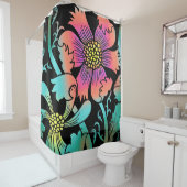 ネオンの花 シャワーカーテン (インサイチュ)