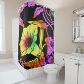 ネオンの花 シャワーカーテン (インサイチュ)