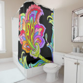 ネオンの花 シャワーカーテン (インサイチュ)