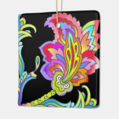 ネオンの花 セラミックオーナメント (左)