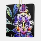 ネオンの花 セラミックオーナメント (左)