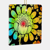 ネオンの花 セラミックオーナメント (右)