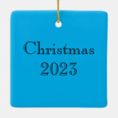 ネオンの花 セラミックオーナメント (裏面)