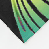 ネオンの花 フリースブランケット (角)