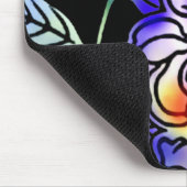 ネオンの花 マウスパッド (コーナー)