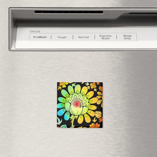 ネオンの花 マグネット (インサイチュ (食洗機))