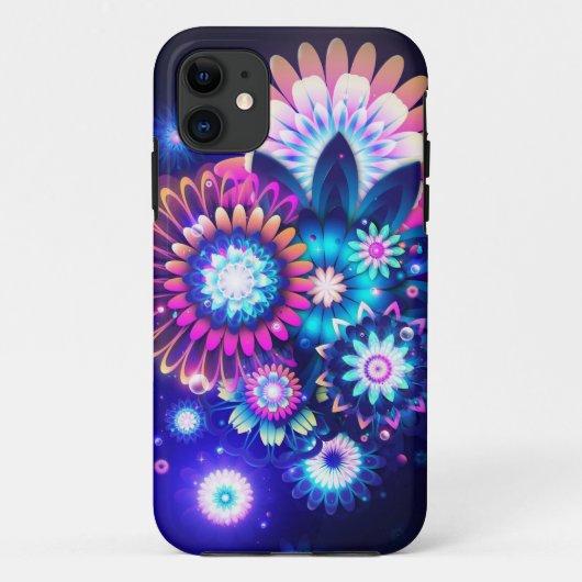 ネオンの花 Case-Mate iPhoneケース (裏面)