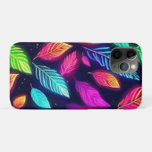 ネオンの葉が輝くアート Case-Mate iPhoneケース (裏面(横))