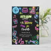 ネオンの誕生日熱狂するを輝かせよう 招待状 (スタンド正面)