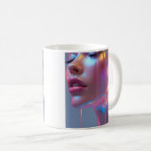 ネオンの輝き コーヒーマグカップ (正面右)