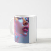 ネオンの輝き コーヒーマグカップ (正面左)
