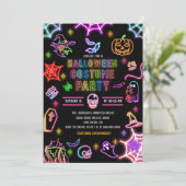 ネオンの輝き ハロウィンコスチュームパーティー 招待状 (スタンド正面)