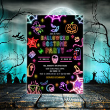 ネオンの輝き ハロウィンコスチュームパーティー