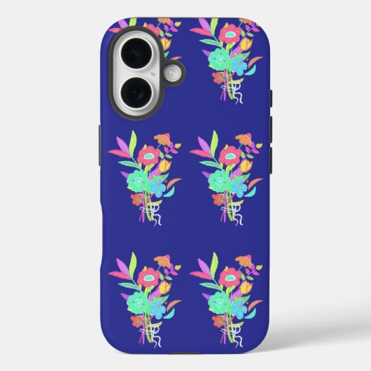 ネオンの野の花 Case-Mate iPhoneケース (裏面)