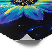 ネオンの野生の花 ポスター (角)