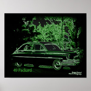 ネオンの49 Packard ポスター