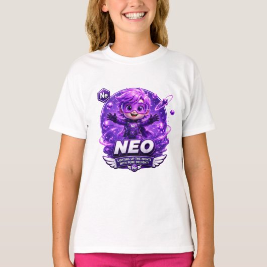 ネオンのATOMIVRA Tシャツ (正面)