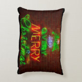 ネオンはクリスマスがとても楽しい アクセントクッション (裏面(縦))