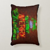 ネオンはクリスマスがとても楽しい アクセントクッション (正面(垂直))