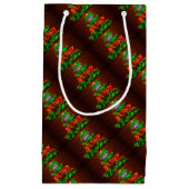 ネオンはクリスマスがとても楽しい スモールペーパーバッグ (正面)