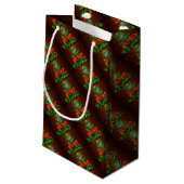 ネオンはクリスマスがとても楽しい スモールペーパーバッグ (裏面アングル)