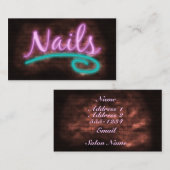 ネオンは技術者を釘付けします 名刺 (正面/裏面)