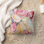 ネオンは装飾的な枕咲きます クッション (ブランケット)