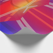 ネオンを重ねて ラッピングペーパー (角)