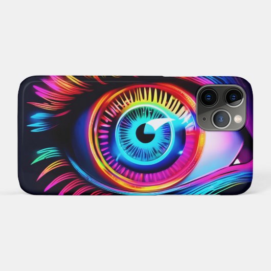 ネオンアイの夢 Case-Mate iPhoneケース (裏面(横))