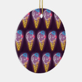 ネオンアイスクリームドッグ セラミックオーナメント (右)