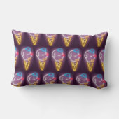 ネオンアイスクリームドッグ ランバークッション (裏面)
