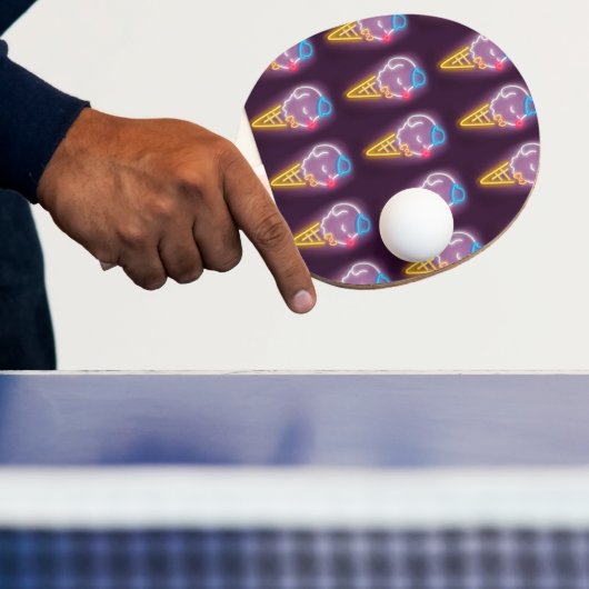 ネオンアイスクリームドッグ 卓球ラケット (インサイチュ)