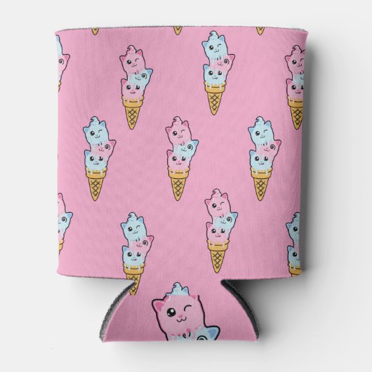 ネオンアイスクリーム：キッズアーバンおもしろい。 缶クーラー (正面)