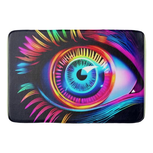 ネオンアイドリーム バスマット (正面)