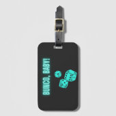 ネオンアクアブンコベビー ラゲッジタグ (正面縦)